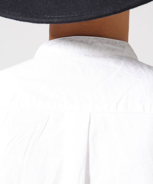 RAGEBLUE（レイジブルー）の「タイプライターバンドカラーシャツ7分袖/567882（シャツ/ブラウス・メンズ・オリーブ/キャメル/ホワイト/ダークグリーン・MEDIUM/LARGE）」の17枚目の写真