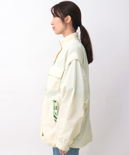 チチカカ(チチカカ)の「2WAYマウンテンジャケット(ブルゾン・レディース・ホワイト/ブラック・FREE)」の15枚目の写真