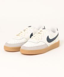 NIKE（ナイキ）の「NIKE ナイキ COURT VISION LO コート ビジョン LO TRK3 MHF1068 133SAIL/MNNAVY（スニーカー）」