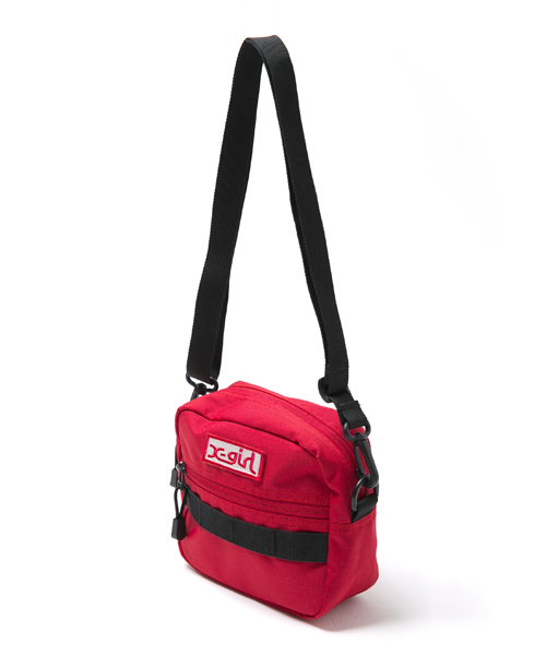 X-girl(エックスガール)の「ADVENTURE SHOULDER BAG(ショルダーバッグ・レディース・ブラック/レッド/ネイビー・ONE SIZE)」の5枚目の写真