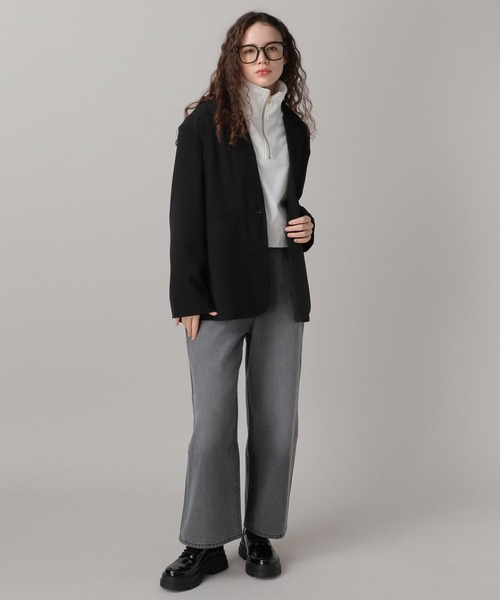 FOREVER 21（フォーエバー トゥエンティーワン）の「【2024SS】ハーフジップスウェット（スウェット・レディース・ホワイト/ネイビー/オレンジ・FREE）」の16枚目の写真