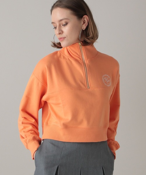 FOREVER 21（フォーエバー トゥエンティーワン）の「【2024SS】ハーフジップスウェット（スウェット・レディース・ホワイト/ネイビー/オレンジ・FREE）」の11枚目の写真