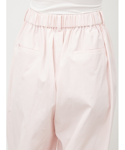 Mila Owen（ミラオーウェン）の「後ろゴム2タックダンディワークパンツ（スラックス・レディース・ピンク/チャコールグレー/アイボリー・0/1）」の11枚目の写真