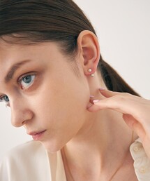 ete K10YG パール ピアス 片耳用　2点セット ete エテ ピアス K10YG パール サークル ゴールド ギフト 国内発