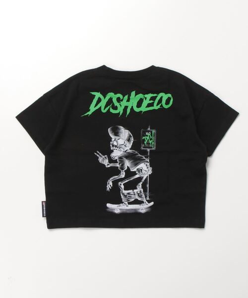 DC(ディーシー)の「DC/ディーシー SKULL SS24 キッズ スカル ショートスリーブ Tシャツ スケートボード 親子コーデ ワイドシルエット 人気デザイン YST241519(Tシャツ/カットソー・キッズ・ホワイト/ブラック/グリーン・100cm/110cm/130cm/140cm/150cm/120cm/160cm)」の4枚目の写真