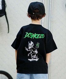 DC/ディーシー SKULL SS24 キッズ スカル ショートスリーブ Tシャツ スケートボード 親子コーデ ワイドシルエット　人気デザイン YST241519