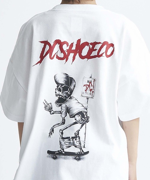 DC(ディーシー)の「DC/ディーシー SKULL SS24 キッズ スカル ショートスリーブ Tシャツ スケートボード 親子コーデ ワイドシルエット 人気デザイン YST241519(Tシャツ/カットソー・キッズ・ホワイト/ブラック/グリーン・100cm/110cm/130cm/140cm/150cm/120cm/160cm)」の9枚目の写真