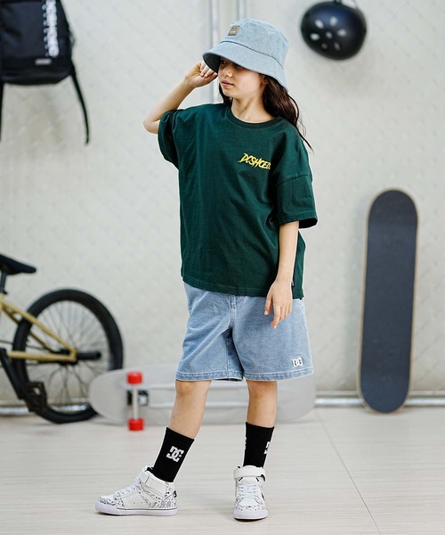 DC(ディーシー)の「DC/ディーシー SKULL SS24 キッズ スカル ショートスリーブ Tシャツ スケートボード 親子コーデ ワイドシルエット 人気デザイン YST241519(Tシャツ/カットソー・キッズ・ホワイト/ブラック/グリーン・100cm/110cm/130cm/140cm/150cm/120cm/160cm)」の20枚目の写真