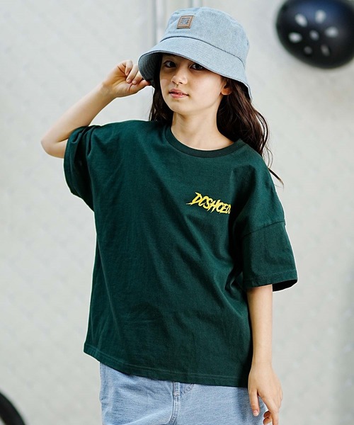 DC(ディーシー)の「DC/ディーシー SKULL SS24 キッズ スカル ショートスリーブ Tシャツ スケートボード 親子コーデ ワイドシルエット 人気デザイン YST241519(Tシャツ/カットソー・キッズ・ホワイト/ブラック/グリーン・100cm/110cm/130cm/140cm/150cm/120cm/160cm)」の17枚目の写真