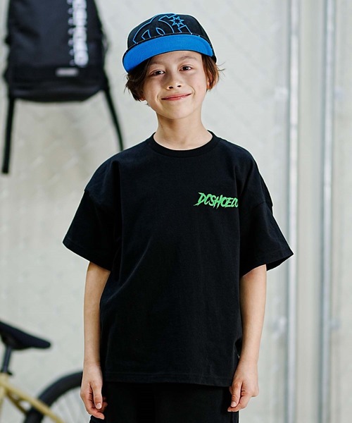 DC(ディーシー)の「DC/ディーシー SKULL SS24 キッズ スカル ショートスリーブ Tシャツ スケートボード 親子コーデ ワイドシルエット 人気デザイン YST241519(Tシャツ/カットソー・キッズ・ホワイト/ブラック/グリーン・100cm/110cm/130cm/140cm/150cm/120cm/160cm)」の12枚目の写真