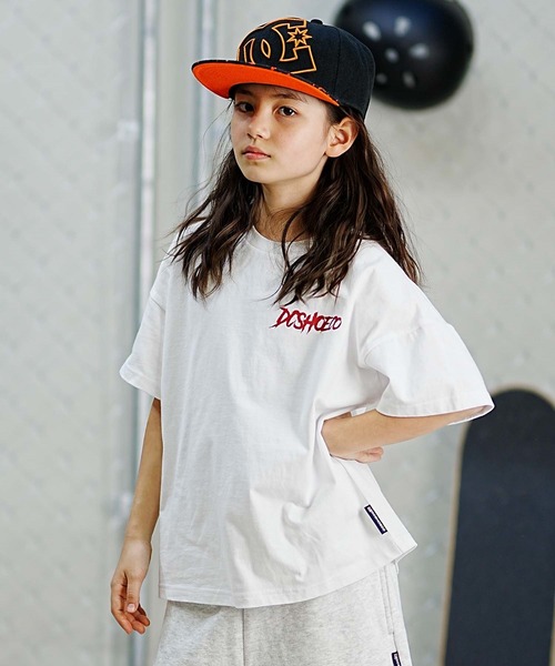 DC(ディーシー)の「DC/ディーシー SKULL SS24 キッズ スカル ショートスリーブ Tシャツ スケートボード 親子コーデ ワイドシルエット 人気デザイン YST241519(Tシャツ/カットソー・キッズ・ホワイト/ブラック/グリーン・100cm/110cm/130cm/140cm/150cm/120cm/160cm)」の7枚目の写真