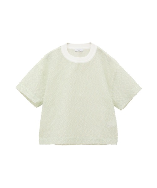 near.nippon.（ニアーニッポン）の「＜near.nippon (ニアー ニッポン)＞ファンシーカットジャカードトップス（Tシャツ/カットソー・レディース・グリーン・FREE）」の13枚目の写真
