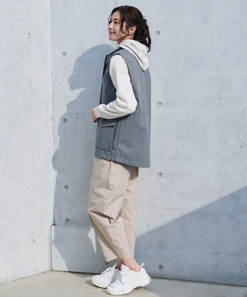 Arnold Palmer（アーノルドパーマー）の「ユーティリティ ワークベスト（ベスト・レディース・アイボリー/杢グレー/ブラック・S/L/M）」の22枚目の写真