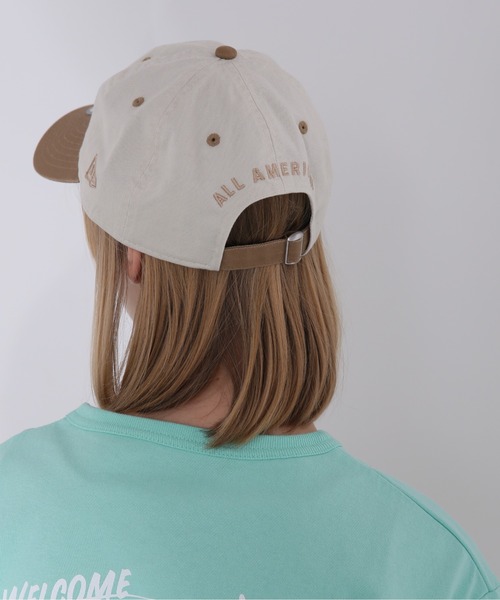 NEW ERA（ニューエラ）の「《AVIREX × NEWERA》 9TWENTY POLO CAP U.S.A FLAG / ナイントゥエンティー ポロキャップ アメリカ国旗 / アヴィレックス / ニューエラ（キャップ・メンズ・インディゴブルー/ベージュ/キナリ/ブラック×ホワイト/ネイビー・FREE）」の12枚目の写真