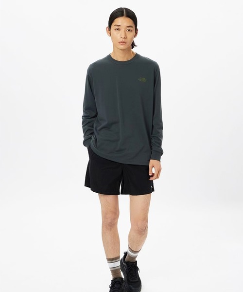 THE NORTH FACE(ザノースフェイス)の「THE NORTH FACE/ザ・ノース・フェイス L/S TNF BUG FREE TEE ロンTEE 防虫 薄手 NT12450(Tシャツ/カットソー・メンズ・ブルーグリーン/ホワイト/ダークグレー/ダークカーキ/オフホワイト/ブルー・M/XL/L)」の10枚目の写真
