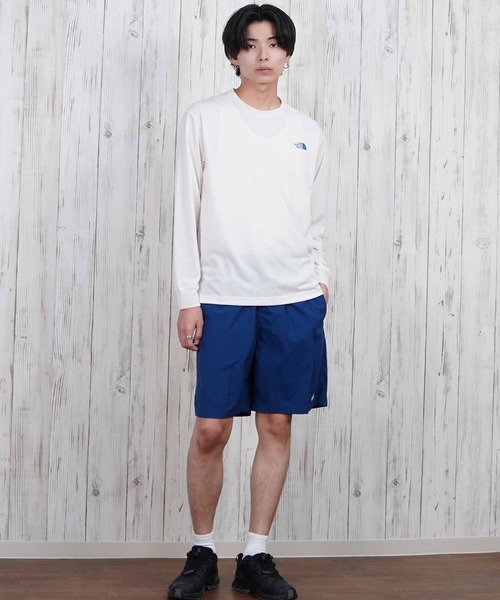 THE NORTH FACE(ザノースフェイス)の「THE NORTH FACE/ザ・ノース・フェイス L/S TNF BUG FREE TEE ロンTEE 防虫 薄手 NT12450(Tシャツ/カットソー・メンズ・ブルーグリーン/ホワイト/ダークグレー/ダークカーキ/オフホワイト/ブルー・M/XL/L)」の19枚目の写真