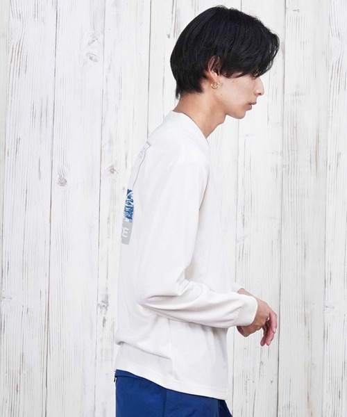 THE NORTH FACE(ザノースフェイス)の「THE NORTH FACE/ザ・ノース・フェイス L/S TNF BUG FREE TEE ロンTEE 防虫 薄手 NT12450(Tシャツ/カットソー・メンズ・ブルーグリーン/ホワイト/ダークグレー/ダークカーキ/オフホワイト/ブルー・M/XL/L)」の18枚目の写真
