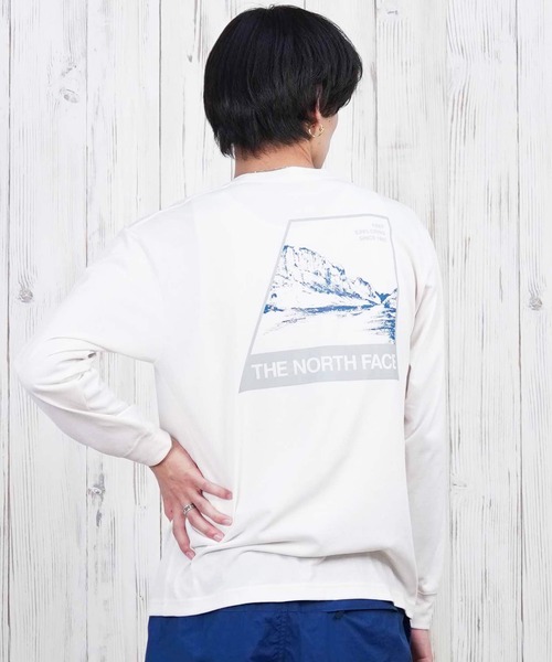 THE NORTH FACE(ザノースフェイス)の「THE NORTH FACE/ザ・ノース・フェイス L/S TNF BUG FREE TEE ロンTEE 防虫 薄手 NT12450(Tシャツ/カットソー・メンズ・ブルーグリーン/ホワイト/ダークグレー/ダークカーキ/オフホワイト/ブルー・M/XL/L)」の17枚目の写真