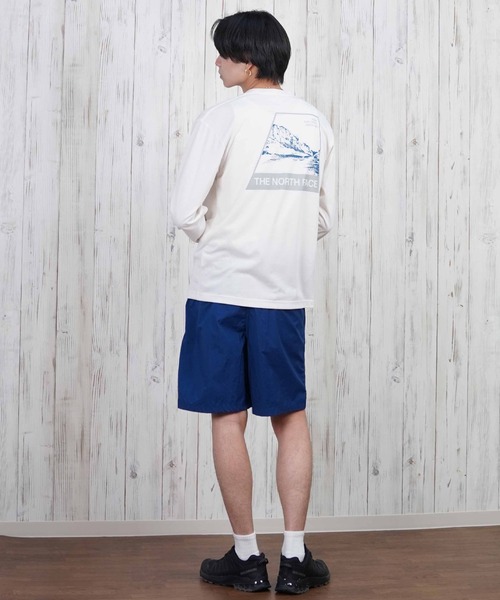 THE NORTH FACE(ザノースフェイス)の「THE NORTH FACE/ザ・ノース・フェイス L/S TNF BUG FREE TEE ロンTEE 防虫 薄手 NT12450(Tシャツ/カットソー・メンズ・ブルーグリーン/ホワイト/ダークグレー/ダークカーキ/オフホワイト/ブルー・M/XL/L)」の21枚目の写真