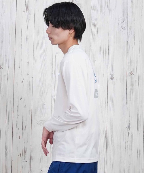 THE NORTH FACE(ザノースフェイス)の「THE NORTH FACE/ザ・ノース・フェイス L/S TNF BUG FREE TEE ロンTEE 防虫 薄手 NT12450(Tシャツ/カットソー・メンズ・ブルーグリーン/ホワイト/ダークグレー/ダークカーキ/オフホワイト/ブルー・M/XL/L)」の16枚目の写真