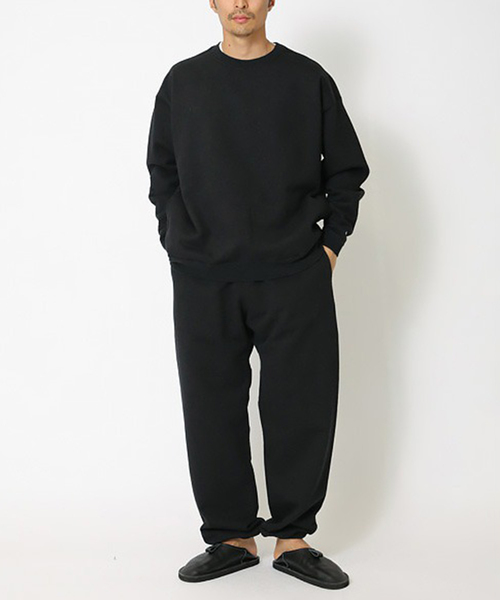 Snow Peak(スノーピーク)の「【SNOWPEAK / スノーピーク】 Recycled Cotton クルーネックスウェット(スウェット・メンズ・ブラック/アイボリー・LARGE/MEDIUM)」の11枚目の写真