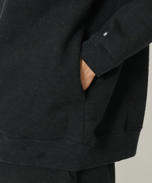 Snow Peak(スノーピーク)の「【SNOWPEAK / スノーピーク】 Recycled Cotton クルーネックスウェット(スウェット・メンズ・ブラック/アイボリー・LARGE/MEDIUM)」の9枚目の写真