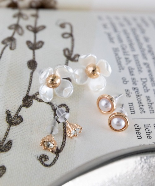 niko and...（ニコアンド）の「モチーフコンビ3セットピアス（ピアス（両耳用）・レディース・その他1/その他2/その他3/その他4/その他5・0）」の5枚目の写真