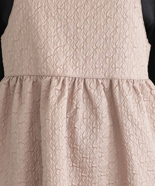 and it_（アンドイット）の「エンボス加工ビスチェキャミソール（キャミソール・レディース・ブラック/ベージュ/ペールイエロー・M/L）」の14枚目の写真