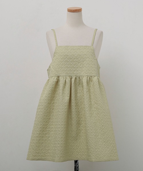 and it_（アンドイット）の「エンボス加工ビスチェキャミソール（キャミソール・レディース・ブラック/ベージュ/ペールイエロー・M/L）」の20枚目の写真