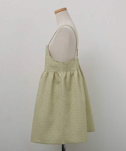 and it_（アンドイット）の「エンボス加工ビスチェキャミソール（キャミソール・レディース・ブラック/ベージュ/ペールイエロー・M/L）」の21枚目の写真