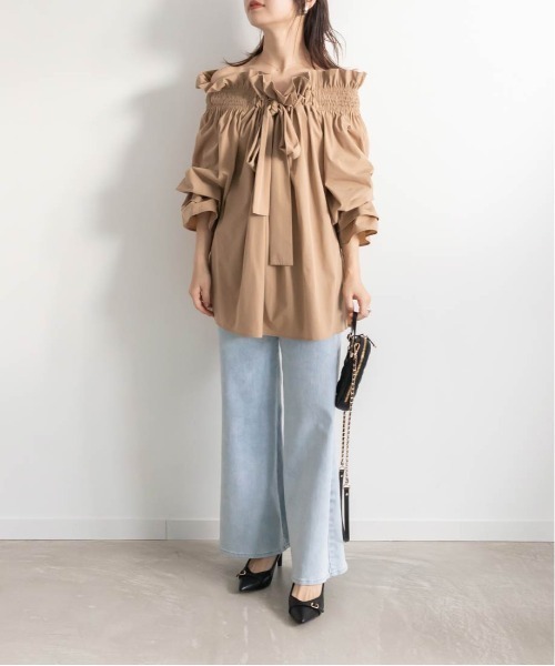 RANDA(ランダ)の「ベルトヒールパンプス(パンプス・レディース・ベージュ/ホワイト×ブラック/ブラック・24.5/24/23.5/23/22.5/22/25/25.5)」の8枚目の写真