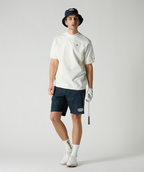 TaylorMade（テーラーメイド）の「【別注】＜TaylorMade×UNITED ARROWS＞ ユニセックス METAL モックネック ポロシャツ（ポロシャツ・メンズ・オフホワイト/ネイビー/コバルトブルー・S/L/XS/M/XL）」の6枚目の写真