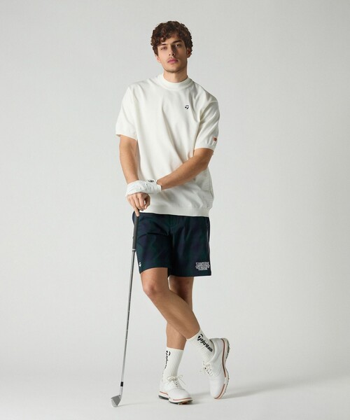 TaylorMade（テーラーメイド）の「【別注】＜TaylorMade×UNITED ARROWS＞ ユニセックス METAL モックネック ポロシャツ（ポロシャツ・メンズ・オフホワイト/ネイビー/コバルトブルー・S/L/XS/M/XL）」の7枚目の写真