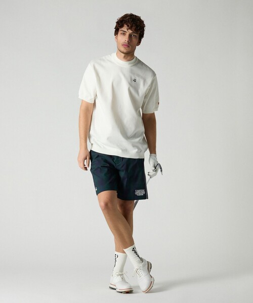 TaylorMade（テーラーメイド）の「【別注】＜TaylorMade×UNITED ARROWS＞ ユニセックス METAL モックネック ポロシャツ（ポロシャツ・メンズ・オフホワイト/ネイビー/コバルトブルー・S/L/XS/M/XL）」の8枚目の写真