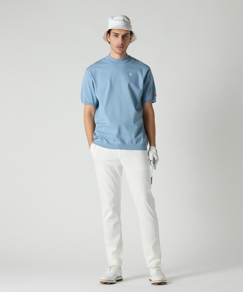 TaylorMade（テーラーメイド）の「【別注】＜TaylorMade×UNITED ARROWS＞ ユニセックス METAL モックネック ポロシャツ（ポロシャツ・メンズ・オフホワイト/ネイビー/コバルトブルー・S/L/XS/M/XL）」の10枚目の写真