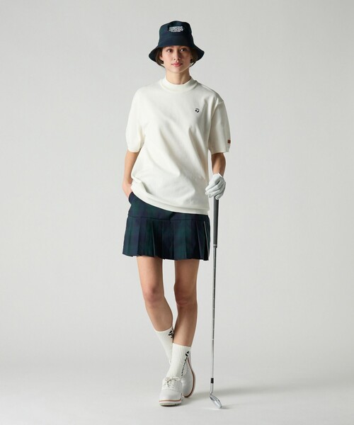 TaylorMade（テーラーメイド）の「【別注】＜TaylorMade×UNITED ARROWS＞ ユニセックス METAL モックネック ポロシャツ（ポロシャツ・メンズ・オフホワイト/ネイビー/コバルトブルー・S/L/XS/M/XL）」の19枚目の写真