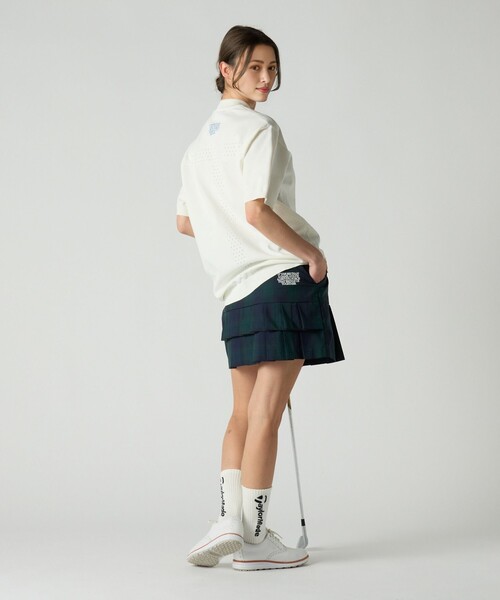 TaylorMade（テーラーメイド）の「【別注】＜TaylorMade×UNITED ARROWS＞ ユニセックス METAL モックネック ポロシャツ（ポロシャツ・メンズ・オフホワイト/ネイビー/コバルトブルー・S/L/XS/M/XL）」の20枚目の写真