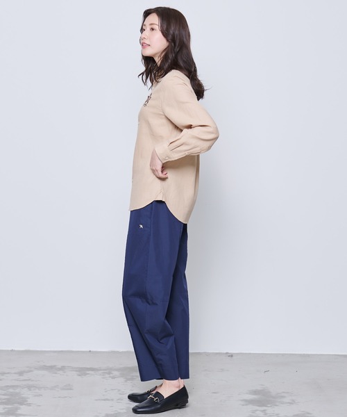 Arnold Palmer(アーノルドパーマー)の「コクーン リラックス パンツ(その他パンツ・レディース・ベージュ/ネイビー・S/M/L)」の11枚目の写真