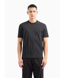 ARMANI EXCHANGE | 【A|X アルマーニ エクスチェンジ】オールオーバーロゴ　半袖クルーネックTシャツ/REGULAR+（EC限定カラー含）(Tシャツ/カットソー)