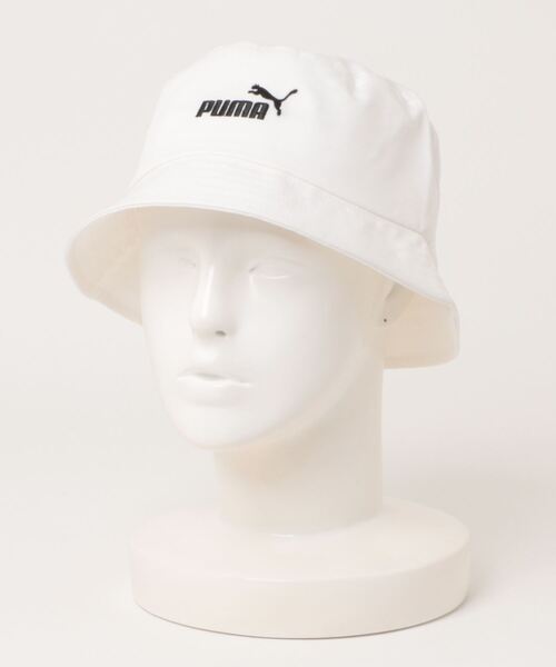 PUMA(プーマ)の「《PUMA》エッセンシャル NO.1 ロゴバケット(ハット・メンズ・ホワイト/ブラック/グレー/グリーン系その他・S/M/L/XL)」の1枚目の写真