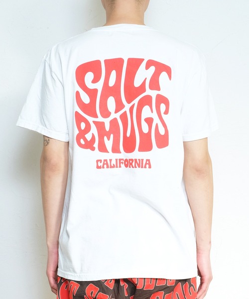 SALT&MUGS(ソルトアンドマグス)の「Psyche Logo Pkt Tee(Tシャツ/カットソー・メンズ・ホワイト/ブラック/イエロー/グリーン・MEDIUM/LARGE/X-LARGE)」の2枚目の写真