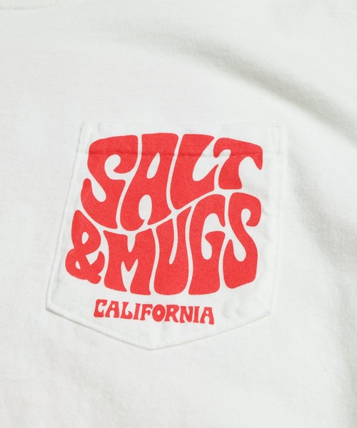 SALT&MUGS(ソルトアンドマグス)の「Psyche Logo Pkt Tee(Tシャツ/カットソー・メンズ・ホワイト/ブラック/イエロー/グリーン・MEDIUM/LARGE/X-LARGE)」の7枚目の写真