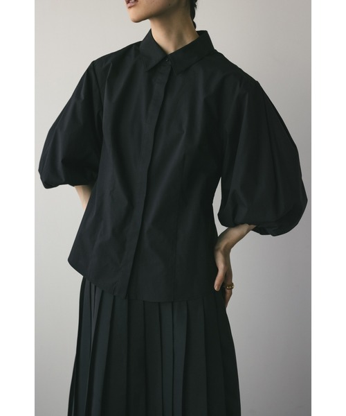 STYLEMIXER（スタイルミキサー）の「バルーンスリーブシャツ（シャツ/ブラウス・レディース・ホワイト/ミント/ブラック・FREE）」の13枚目の写真