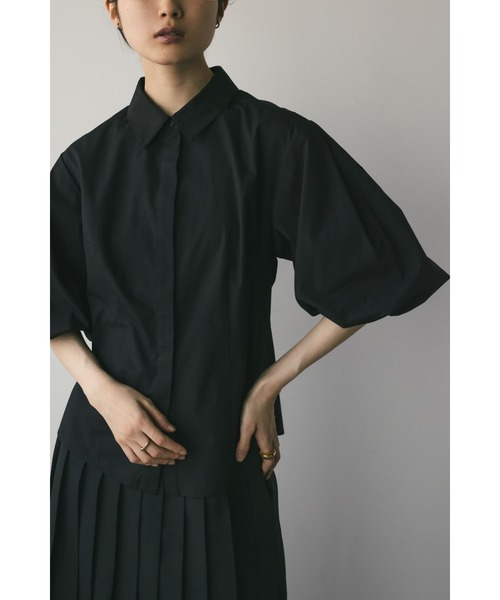 STYLEMIXER（スタイルミキサー）の「バルーンスリーブシャツ（シャツ/ブラウス・レディース・ホワイト/ミント/ブラック・FREE）」の16枚目の写真