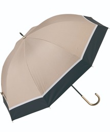 SETUP7（セットアップセブン）の「【SETUP7】晴雨兼用長傘50cm 深張り ナチュラルボーダー 19570 MYJ（長傘）」