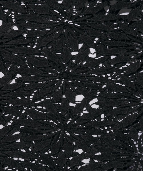 HARE（ハレ）の「レースZIPショートカーディガン(HARE)（カーディガン/ボレロ・レディース・アイボリー/ブラック・FREE）」の19枚目の写真