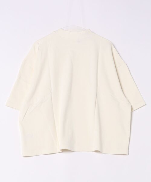 ANOTHER S（アナザーエス）の「綿100%ルーズプルオーバー（Tシャツ/カットソー・レディース・アイボリー/ブラック・M）」の3枚目の写真