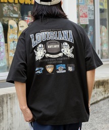 ヴィンテージライクスポーツグラフィック ラグラン半袖Tシャツ