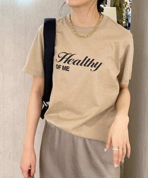 RITA（リタ）の「《NOBLE別注》RITA/リタ ロゴT（Tシャツ/カットソー・レディース・グリーン/ホワイト/ダークブルー/ベージュ・FREE）」の2枚目の写真