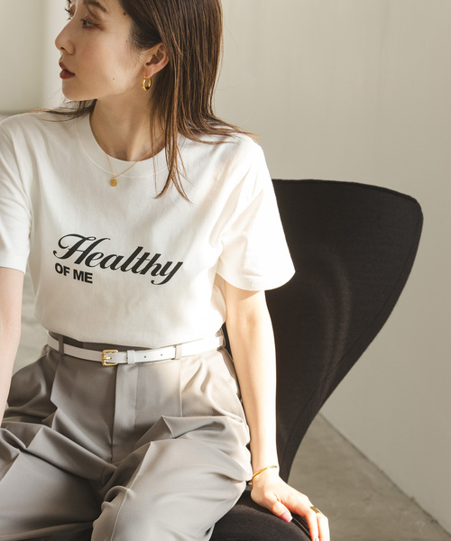 RITA（リタ）の「《NOBLE別注》RITA/リタ ロゴT（Tシャツ/カットソー・レディース・グリーン/ホワイト/ダークブルー/ベージュ・FREE）」の20枚目の写真